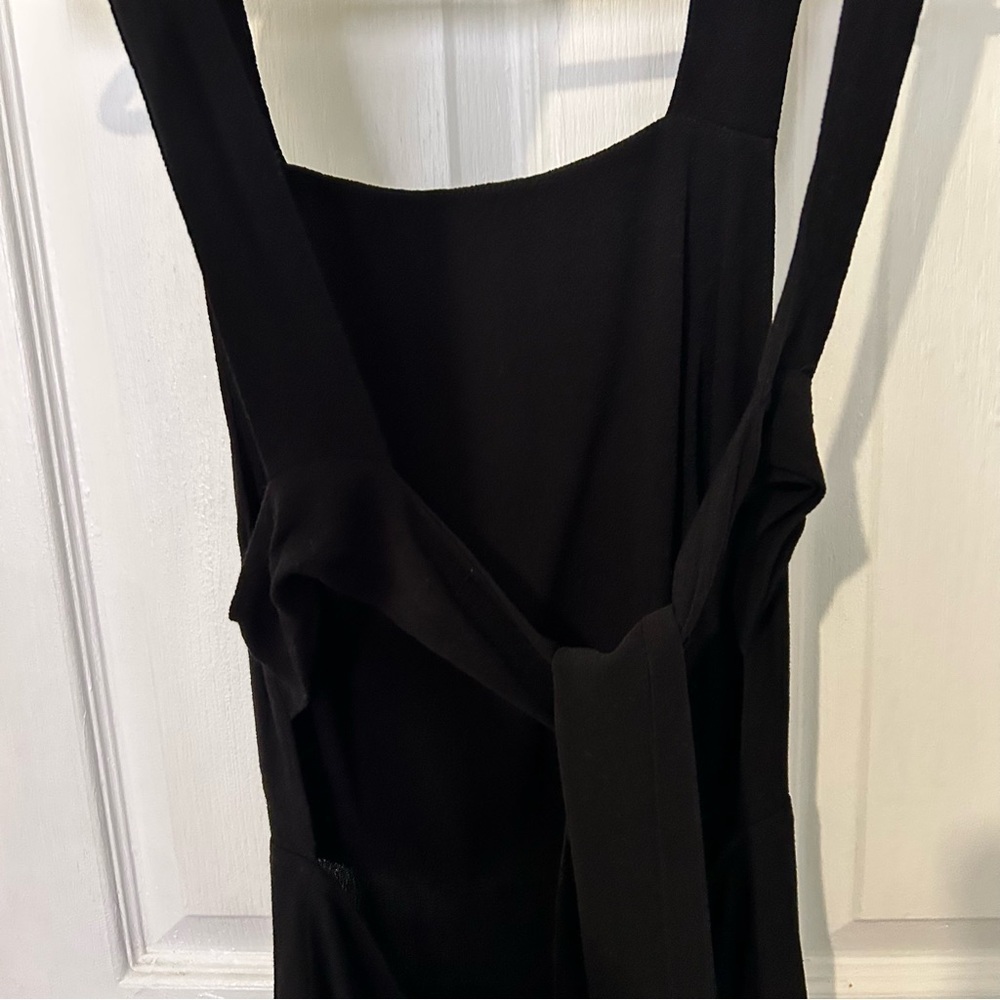 Reformation Black Backless Dress Size 4